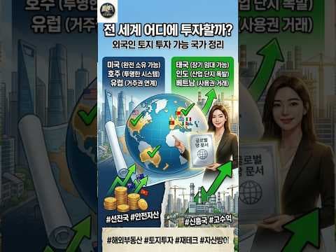 대한민국 토지 투자, 놓치면 후회하는 재테크 기회