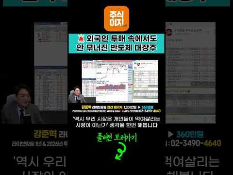 외국인 매도에도 끄떡없는 반도체 대장주! 개인 투자자의 ETF 재테크