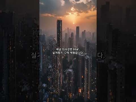 하남 부동산 61주 연속 상승! 미사강변 아파트 재테크 기회일까?