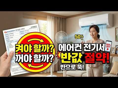 에어컨 전기세 재테크: 시원하고 알뜰한 효율적인 사용법