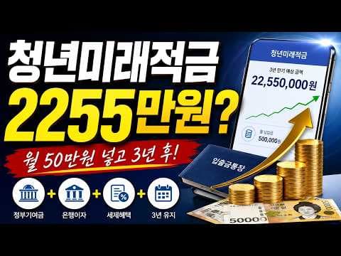 청년미래적금 가입 조건 및 유의사항! 청년 재테크 꿀팁