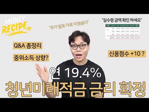 청년 미래적금, 결혼 후에도 재테크 가능! 신용점수 올리는 꿀팁