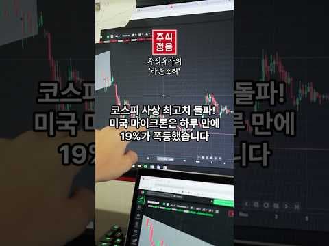 불안한 주식 시장? 반도체, AI 실적 기대주로 재테크 포트폴리오 구성!