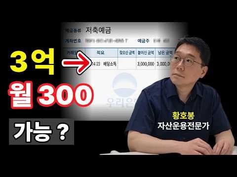 은퇴자금 재테크 월 300만원 연금 목표, 커버드콜 전략으로 준비해요
